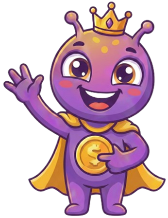 Ayoha mascot waving hello