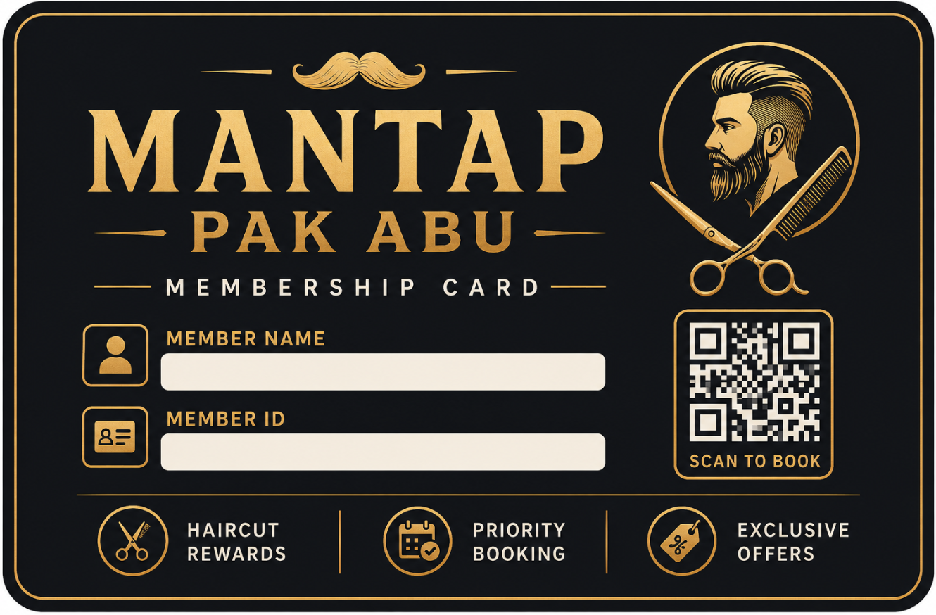 Mantap Pak Abu membership card