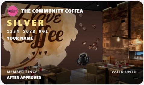 The Community Coffea membership card